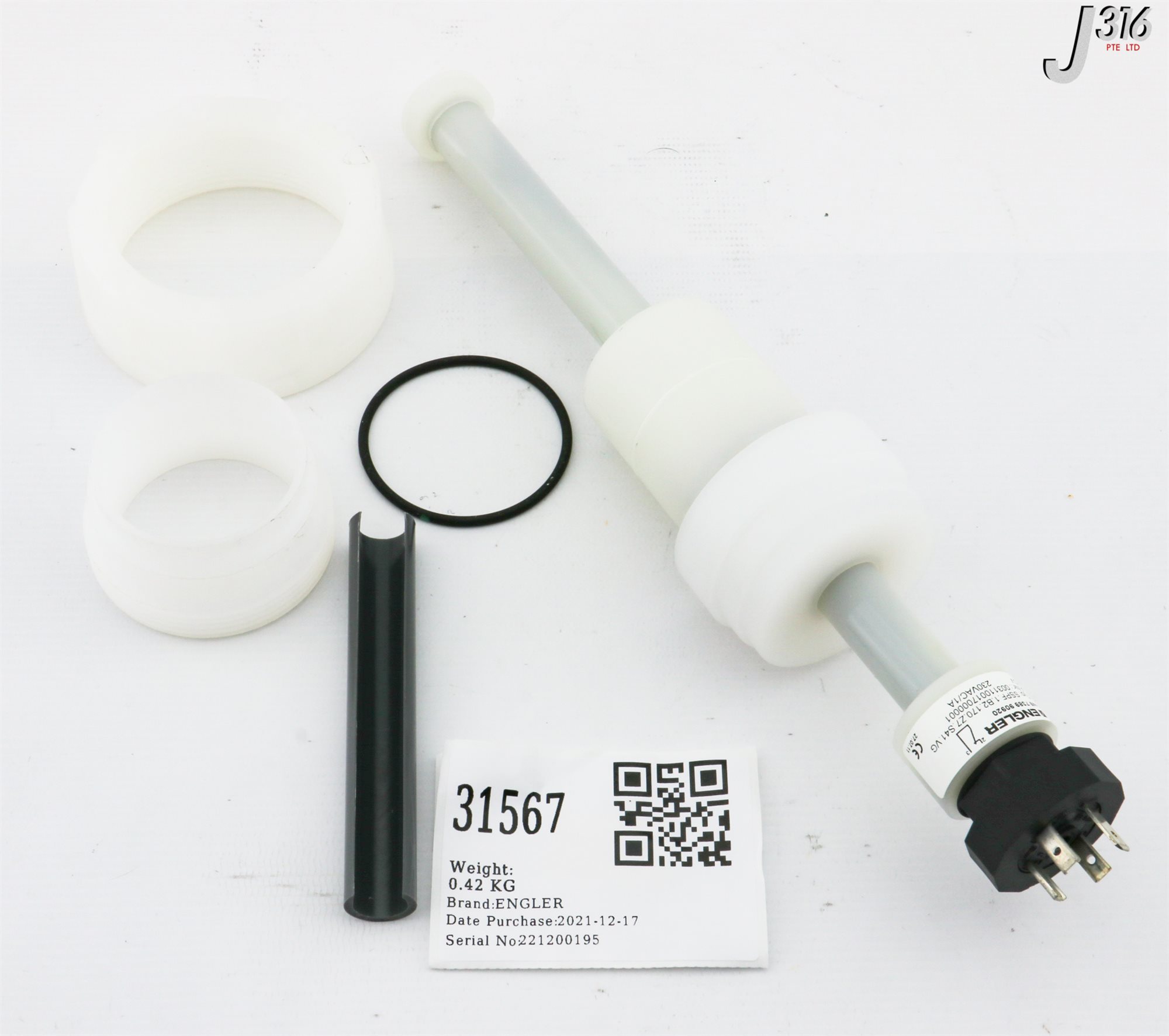 とんトン 31567 ENGLER FLOAT SW, 230VAC, 1A, 003110017000001 (NEW) SSPF.1.B2
